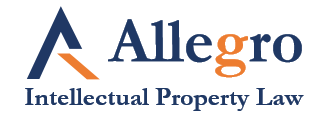 Allegro Intellectual Property Law logo featuring a stylized letter "A" and the firm's name in bold typography.