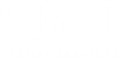 Legal services logo featuring the text "SB SB Legal Services" in a modern font.
