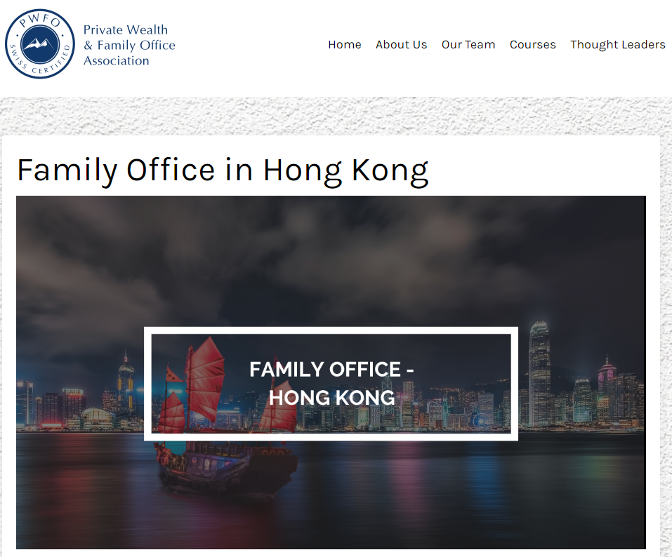 Family Office in Hong Kong - GLE News