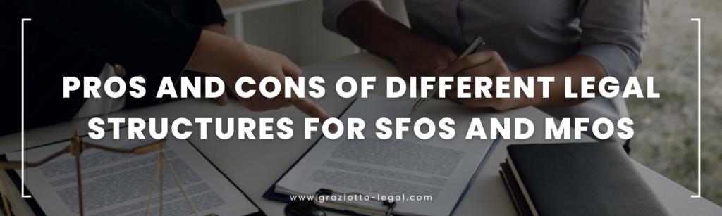 Different Legal Structures for SFOs and MFOs - GLE News