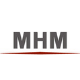 Logo featuring the letters "MHM" in a modern font with a minimalistic design.