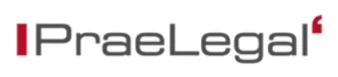 PraeLegal logo with modern font, emphasizing legal services and professionalism.