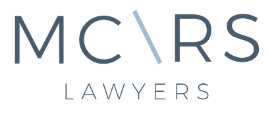 Law firm logo featuring the name "MCARS" with "LAWYERS" below in a professional font.