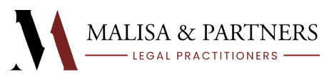 Legal firm logo for Malisa & Partners, indicating legal practitioners and professional legal services.