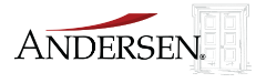 Andersen logo with stylized door, representing a legal services brand.