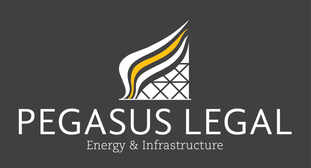 Pegasus Legal logo representing energy and infrastructure law services.