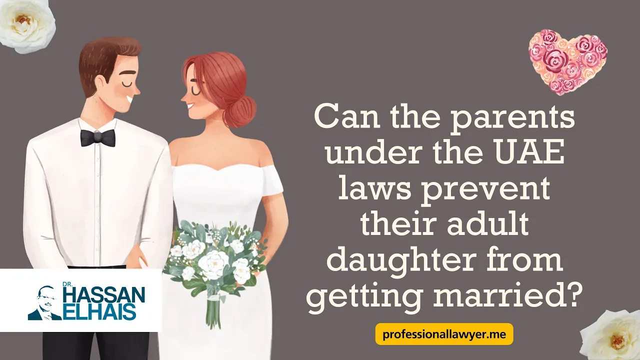 Bride and groom standing together, with the bride holding a bouquet, questioning legal marriage requirements in UAE.