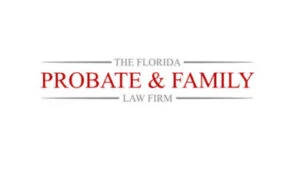 Law firm logo displaying "The Florida Probate & Family Law Firm" in red and gray typography.