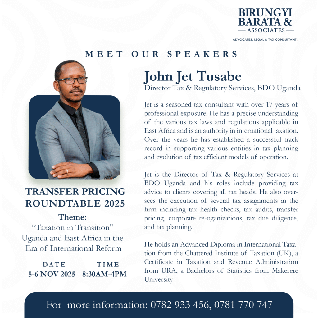 Birungyi Barata & Associates Transfer Pricing Roundtable 2025 | GLE News