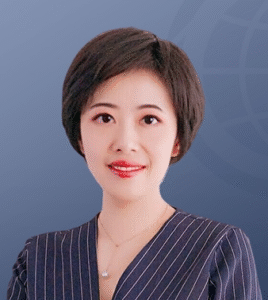 Legal professional in formal attire with a neutral expression, set against a subtle background.