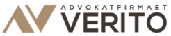 Law firm logo featuring the name "Verito" with stylized letters and a golden accent.
