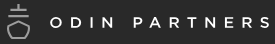 Odin Partners logo on a dark background with a minimalist design featuring a stylized gavel icon.