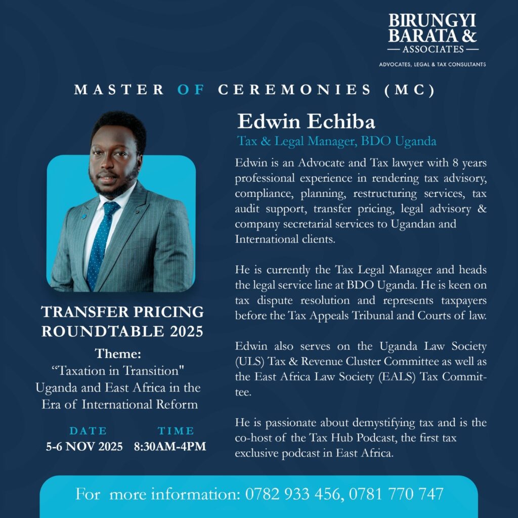 Birungyi Barata & Associates Transfer Pricing Roundtable 2025 | GLE News