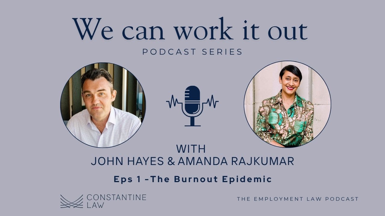 Ep 10 - We Can Work It Out 1 The Burnout Epidemic With Amanda Rajkumar