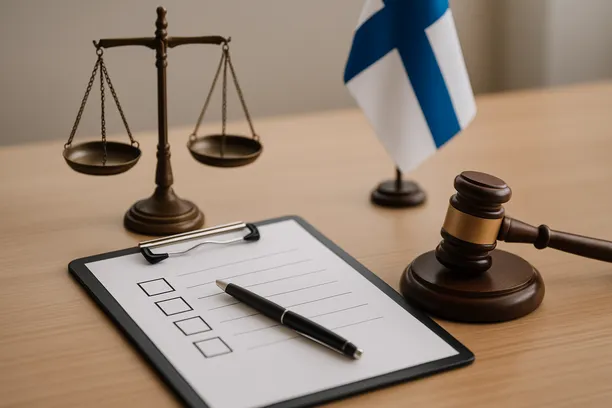 Finland dismissal process 2026 checklist